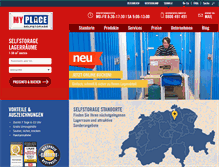 Tablet Screenshot of myplace.ch